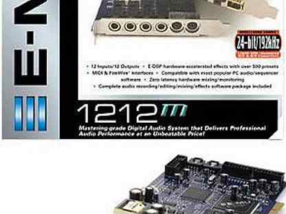 E mu 1212m pci звуковая карта