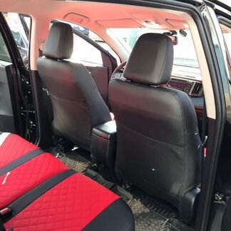 Модельные чехлы Тойота Рав4 из экокожи