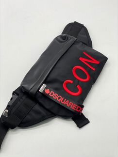 Новая поясная сумка Dsquared2 Icon черная