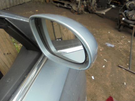 Зеркало правое Фольксваген Пассат Б6 Серо-голубое