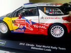 Машинка модель WRC Rally 1:32 2012 citroen loeb