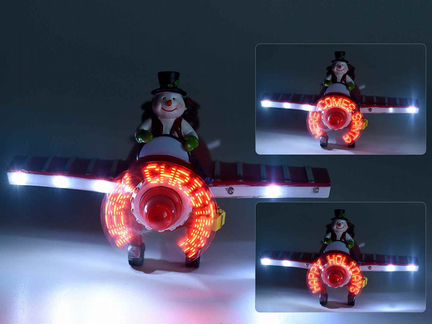 Рождественский Самолет с Дедом Морозом