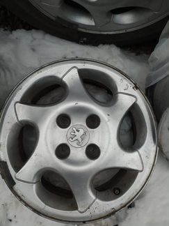 Диски литые Пежо 406 оригинал 4/108