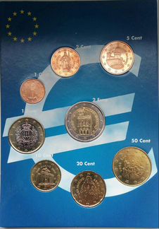 Сан Марино набор евро 2006-2007 микс