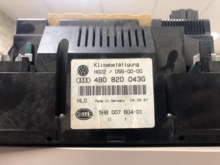 Панель управления климатом 4B0820043G ауди А6 С5
