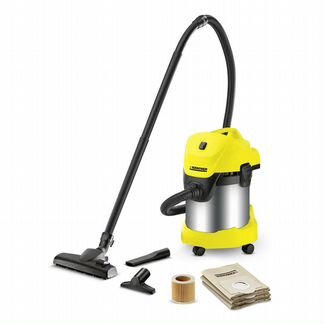 Пылесос для сухой и влажной уборки karcher WD 3 Premium Home