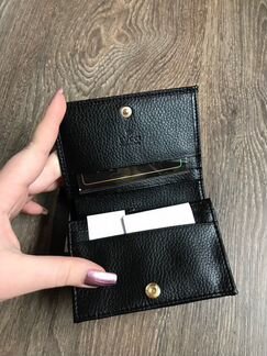 Кошелек Gucci supreme Черный маленький