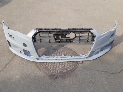 Бампер передний на А6 С 7 Ц4 rest S line
