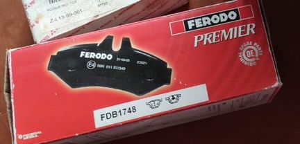 Колодки тормозные для BMW 525 ferodo fdb1748
