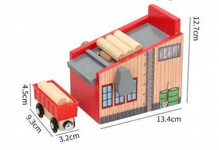 Лесозаготовка для деревянной дороги IKEA, brio