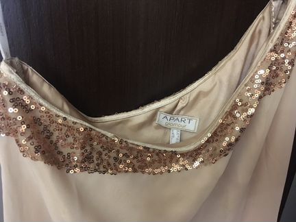 Платье Apart с паетками на одно плечо