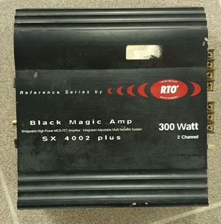 Сабвуфер Kicker ves-124, усилитель RTO SX 4002 Plu