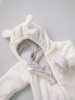 Комбинезон утепленный для малыша, велсофт, 74-80 и