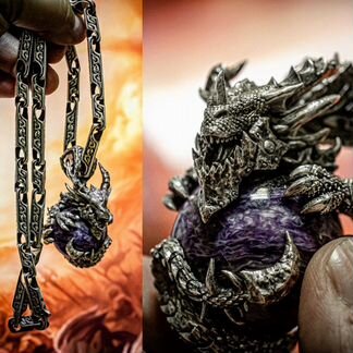 Кулон дракон Амулет Смертокрыл из WarCraft