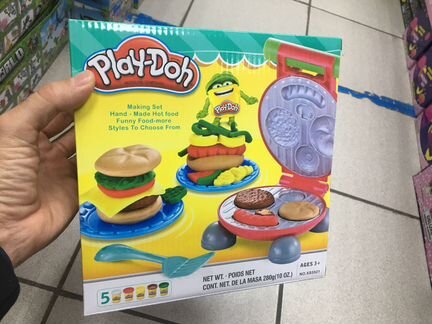 Play-Doh. гамбергеры