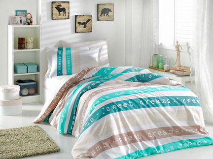 Постельное белье Tara(2 Цвет: Кремовый (1,5 спал.)