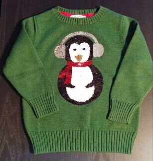 Новогодний свитер H&M 104-110