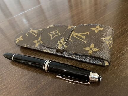 Ручка Montblanc в чехле Louis Vuitton, ориг, гум