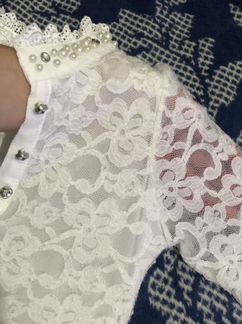 Блузка белая для девочек