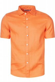 Льняная рубашка - Orange