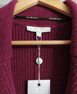 Пальто вязаное