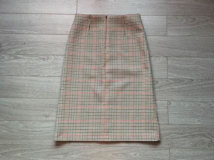 Massimo dutti юбка в клетку