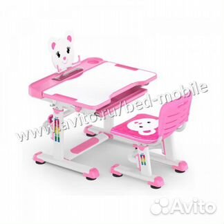 Парта и стульчик Mealux Teddy EVO-BD 04