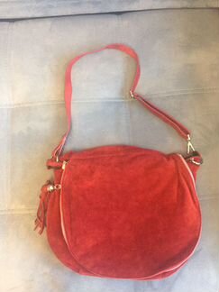 Сумка замшевая