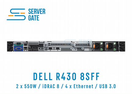 Dell R430 8SFF / 2xE5-2660v3 / 192 GB