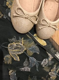 Праздничное платье HM и туфли