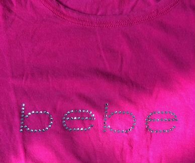 Футболка Bebe со стразами