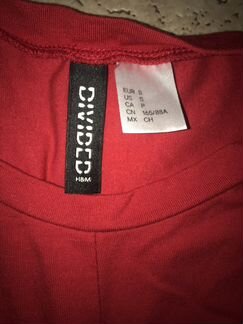Топ H&M красный