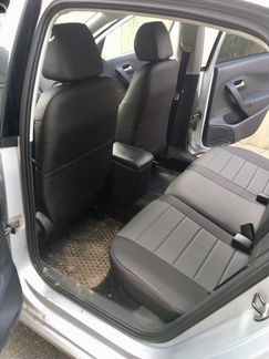 Модельные чехлы Фольксваген Поло из экокожи