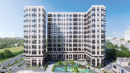 1-к апартаменты, 35.6 м², 15/22 эт.
