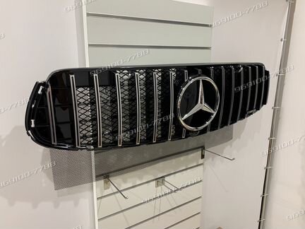 Решетка радиатора Mercedes GLC X253 C253 с Защитой