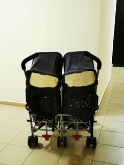 Maсlaren прогулочная коляска трость для двойни