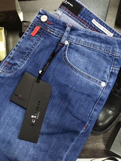 Kiton мужские джинсы синие 552