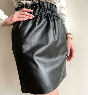 Кожаная юбка zara
