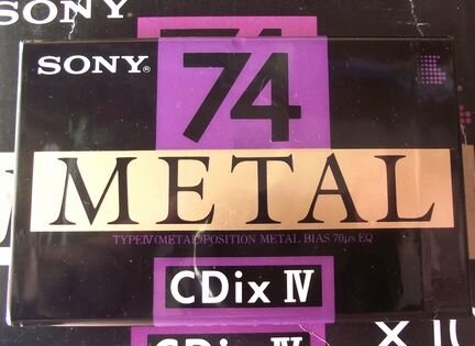 Аудиокассета Sony Metal