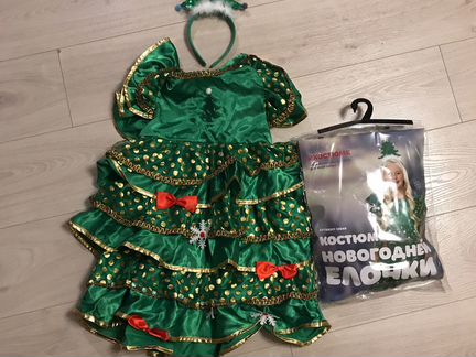 Новогодний костюм для девочки 116-122