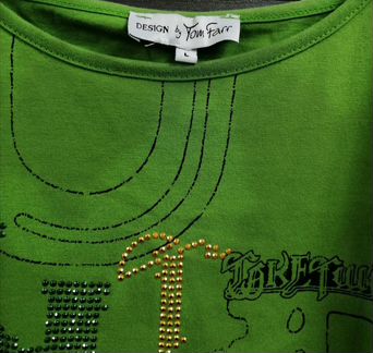 Поло TOM farr зелёное