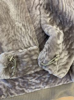 Шуба мутон с капюшоном