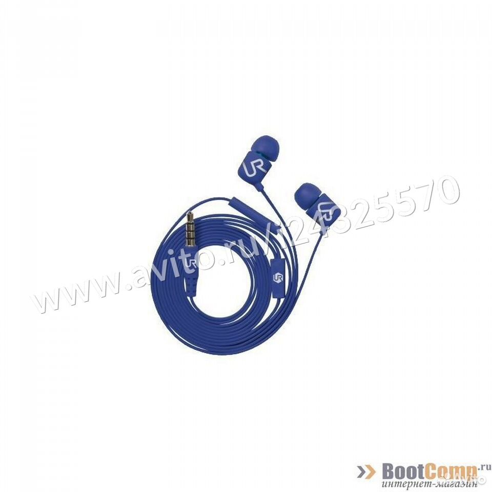 84012410120  Наушники trust Duga Inear Headphones navy blue арт 