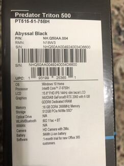 Acer predator triton 500
