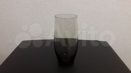 Стакан из цветного дымчатого стекла высокий, СССР