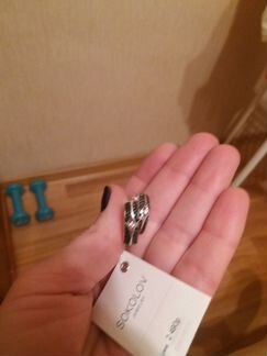 Кольцо и серги sokolov jewelry
