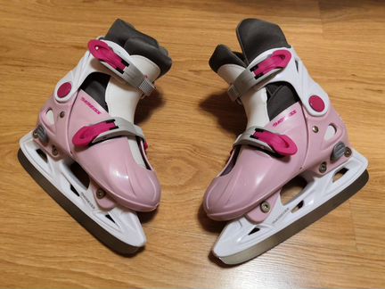 Коньки раздвижные р 33-36 для девочки