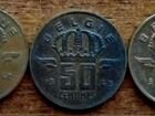 Бельгия 50 сантимов 1962-1969 3 шт