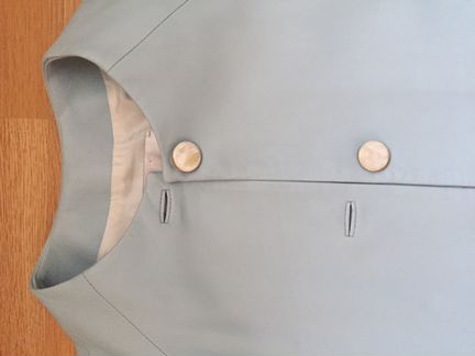 Пальто кожаное Yves Salomon