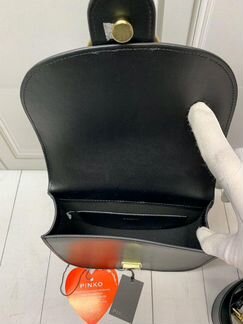 Новая женская сумка через плечо Pinko чёрная